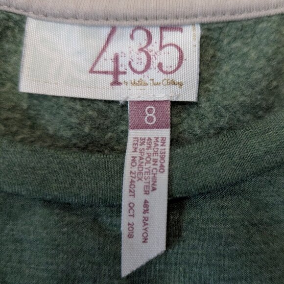 435 by Matilda Jane Size 8 Green Sweatshirt - Picture 4 of 8